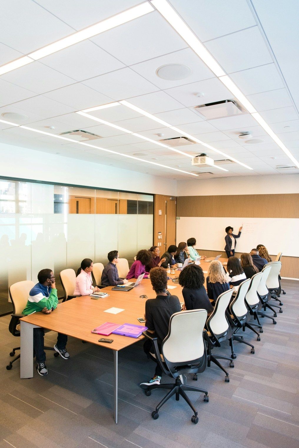 Session de formation en salle de réunion